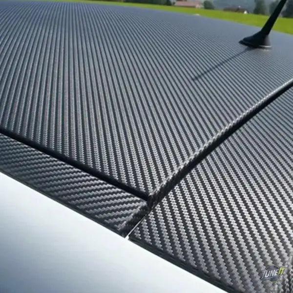 Film carbone auto adhésif pour carrosserie voiture DIY 3D fibre de carbone