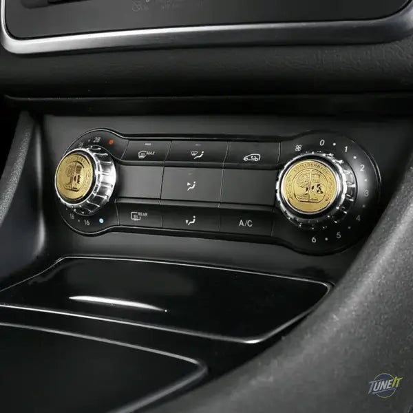 29mm Car Air Panel Conditioning Sticker Multimedia Button Control Knob Sticker For Mercedes Benz AMG CLA W176 GLA W117