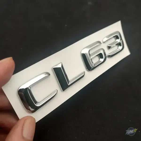 ABS Black 3d Chrome Letters For Car Stickers Mercedes CL63 AMG W216 C216 Benz Rear Trunk Emblem Badge Logo Letters