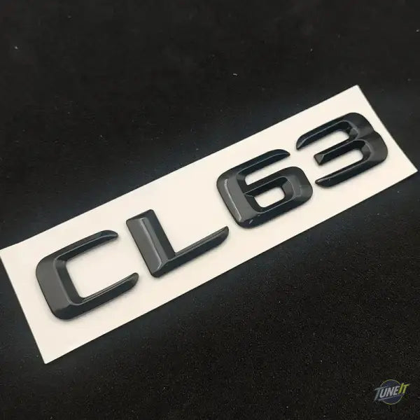 ABS Black 3d Chrome Letters For Car Stickers Mercedes CL63 AMG W216 C216 Benz Rear Trunk Emblem Badge Logo Letters