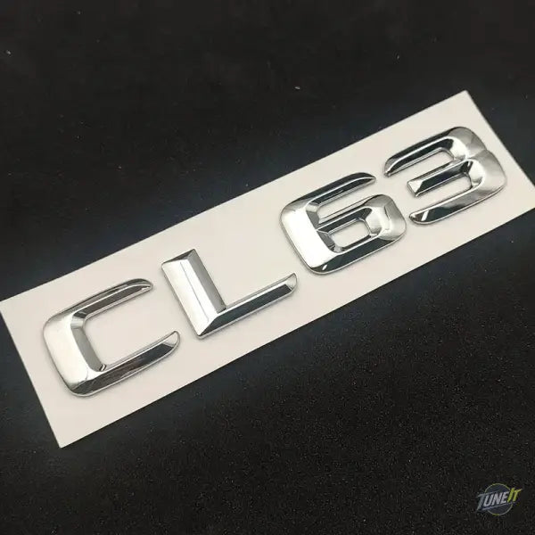 ABS Black 3d Chrome Letters For Car Stickers Mercedes CL63 AMG W216 C216 Benz Rear Trunk Emblem Badge Logo Letters