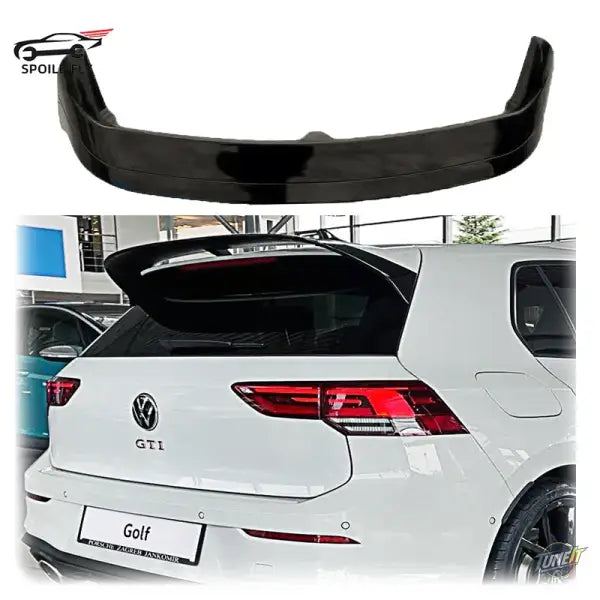Aileron de coffre ABS noir brillant Volkswagen VW Golf 8 MK8 R GTI 2019-2023 Style CS