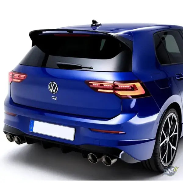 Aileron de coffre ABS noir brillant Volkswagen VW Golf 8 MK8 R GTI 2019-2023 Style CS