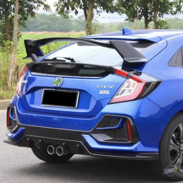 Aileron de coffre Honda Civic 10e génération 2016-2020 hatchback style TR - Blue with Black