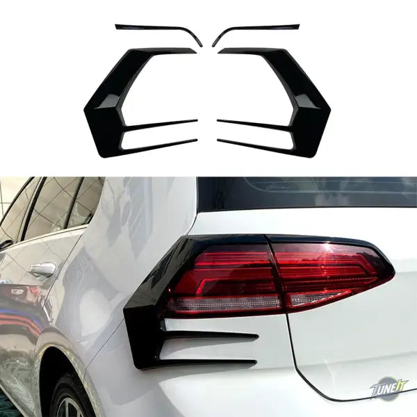 Aileron de coffre noir brillant pour Volkswagen Golf 7.5 MK7.5 - Glossy black
