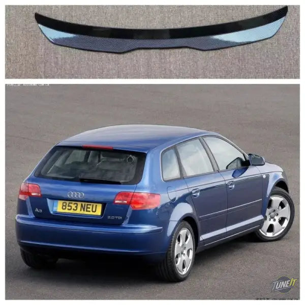 Aileron de toit Audi A3 8P un style sportif s’intègre parfaitement - Unpainted