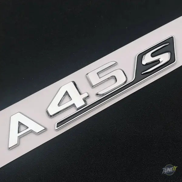 Autocollant 3D ABS Emblème A45S pour Mercedes W176 W177 2013-2023 - A45S Chrome