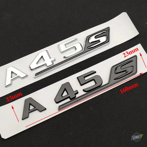 Autocollant 3D ABS Emblème A45S pour Mercedes W176 W177 2013-2023