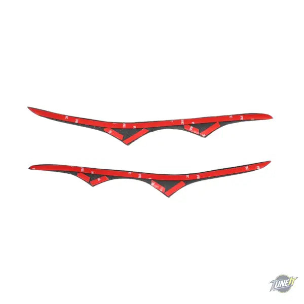 Autocollant couverture phare en carbone pour BMW E92 335i style sportif - Black