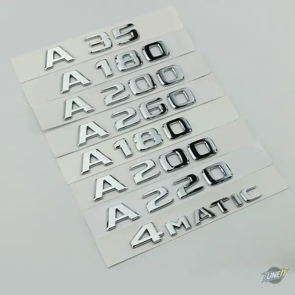 Autocollant logo abs chromé 3D pour coffre Audi A45 A35 style moderne