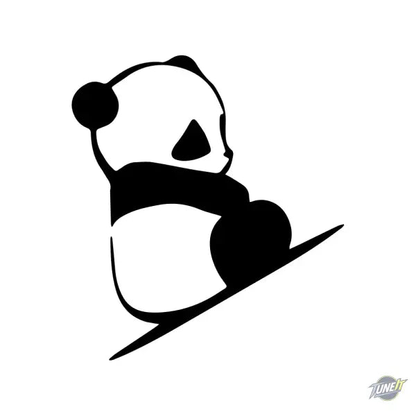 Autocollant Marmotte Panda Décoratif 2023 - Accessoires Tuning Auto - Glossy Black 5 / 1 piece - Autocollant