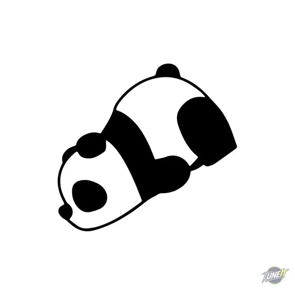 Autocollant Marmotte Panda Décoratif 2023 - Accessoires Tuning Auto - Glossy Black 2 / 1 piece - Autocollant