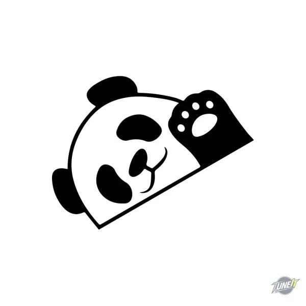Autocollant Marmotte Panda Décoratif 2023 - Accessoires Tuning Auto - Glossy Black 3 / 1 piece - Autocollant
