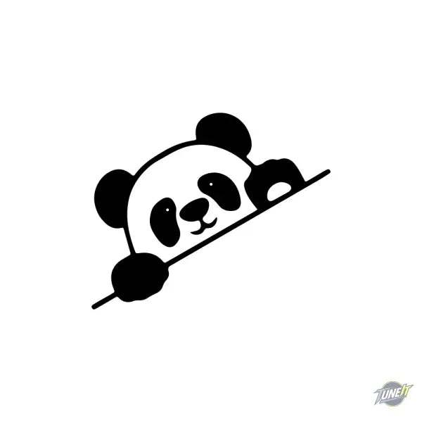 Autocollant Marmotte Panda Décoratif 2023 - Accessoires Tuning Auto - Glossy Black 1 / 1 piece - Autocollant