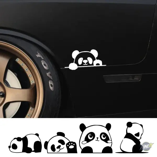 Autocollant Marmotte Panda Décoratif 2023 - Accessoires Tuning Auto - Autocollant