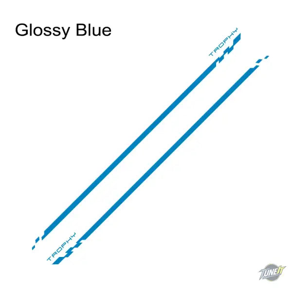 Autocollants Bas de Caisse Renault Megane 2 3 4 RS Trophy 2002-2023 - Glossy Blue - Autocollant de porte