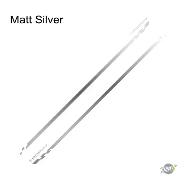 Autocollants Bas de Caisse Renault Megane 2 3 4 RS Trophy 2002-2023 - Matt Silver - Autocollant de porte