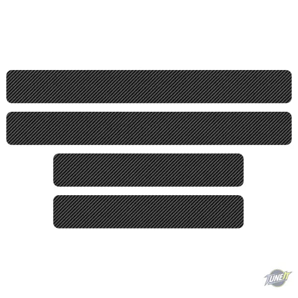 Autocollants Carbone Renault Megane 2 3 Clio 4 Duster 2003-2020 - 4PCS - no logo - Autocollant