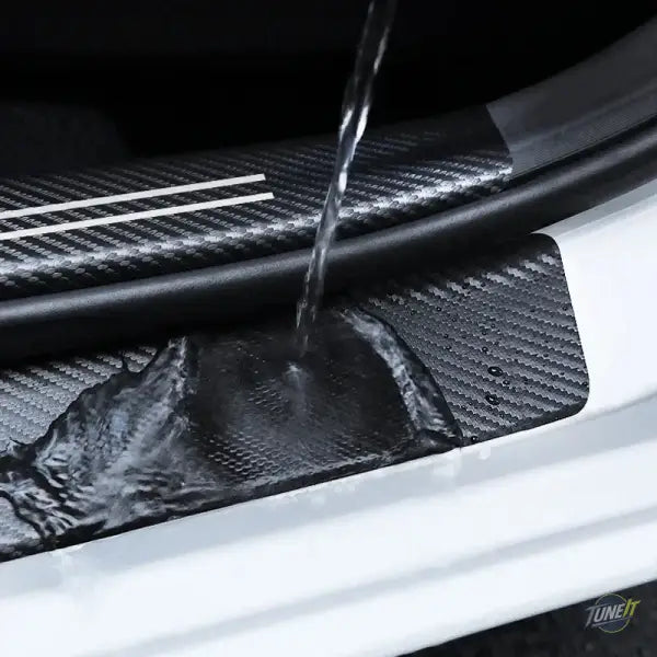 4pcs Carbon Fiber Car Sticker Auto Door Threshold Waterproof For Renault Megane 2 3 4 Twingo Clio Talisman Captur Kwid