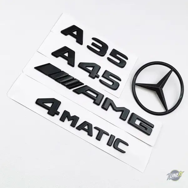 Badge AMG Noir Mercedes A35 A45 A160 A180 A200 A250 2012-2020 - Badge