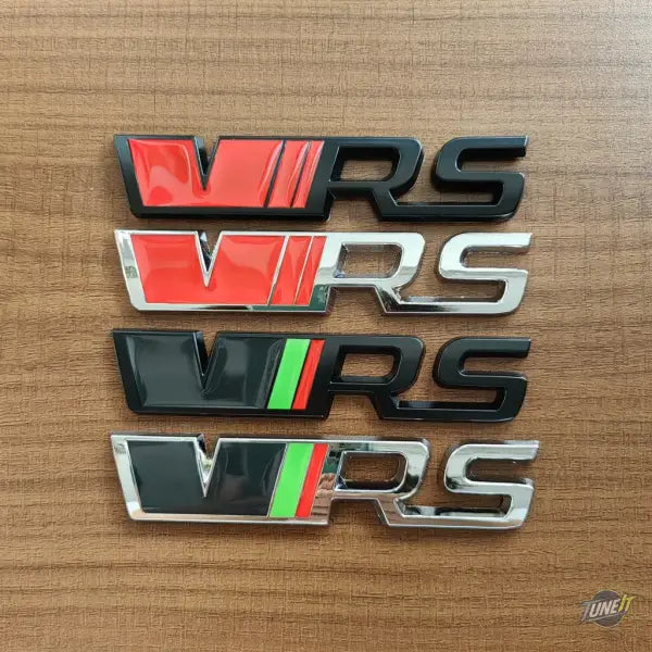 Badge de coffre 3D RS pour Kodiaq Rapid Fabia Octavia MK4 VRS