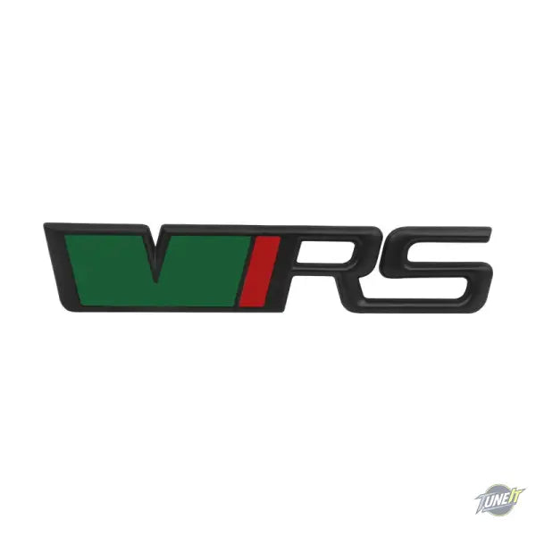 Badge de coffre 3D RS pour Kodiaq Rapid Fabia Octavia MK4 VRS - Green Black