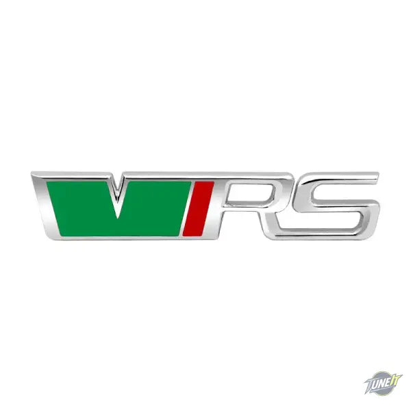 Badge de coffre 3D RS pour Kodiaq Rapid Fabia Octavia MK4 VRS - Green Silver