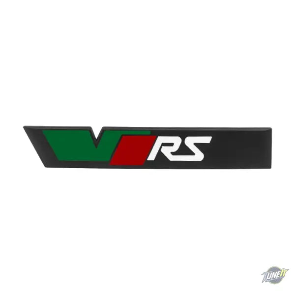 Badge de coffre 3D RS pour Kodiaq Rapid Fabia Octavia MK4 VRS - New Black White