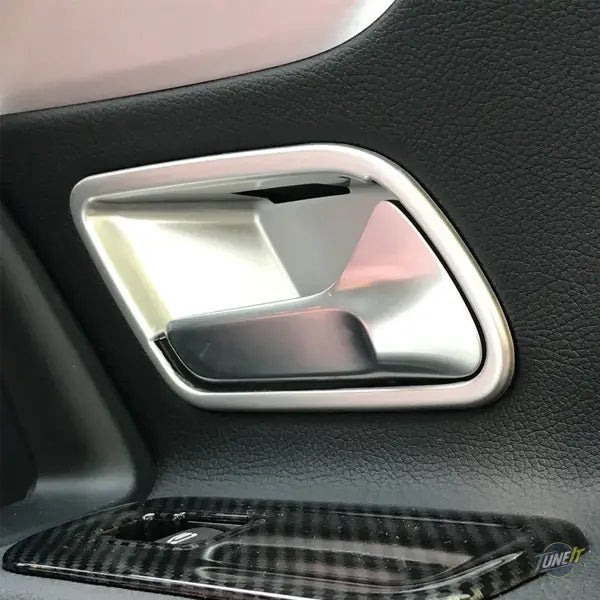Bande de décoration pour porte intérieure Mercedes CLA C118 style carbone argent