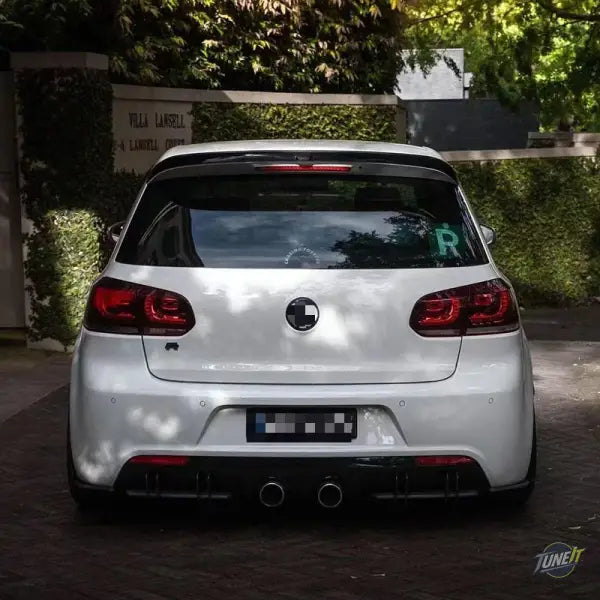 Becquet lèvre de toit noir pour VW Golf 6 MK6 GTI / R20 / RZ (2010-2013) - Becquet