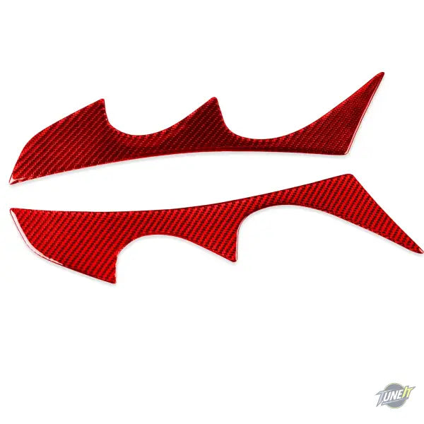 Car Front Headlight Eyebrow Eyelids Stickers For Audi TT Mk1 1998 1999 2000 2001 2002 2003 2004 2005 2006 Real Carbon