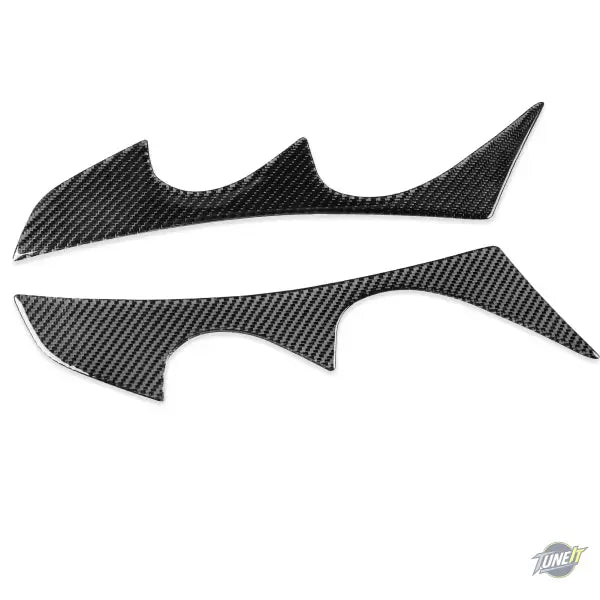 Car Front Headlight Eyebrow Eyelids Stickers For Audi TT Mk1 1998 1999 2000 2001 2002 2003 2004 2005 2006 Real Carbon