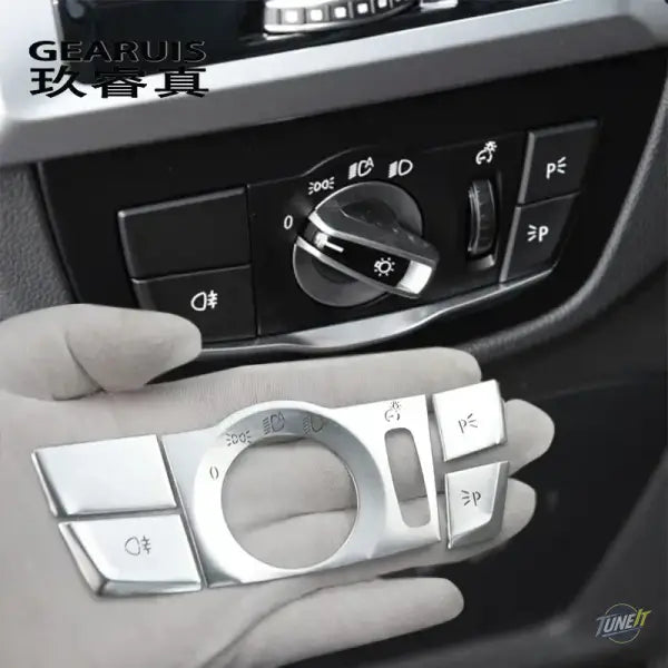 Car Styling For BMW G01 G02 G30 G32 Headlight Switch Button Light Control Stickers Fog Light Switch X3 X4 5 Series