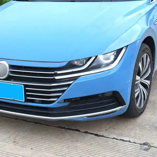 Couvercle de phare antibrouillard Volkswagen Arteon design élégant noir brillant