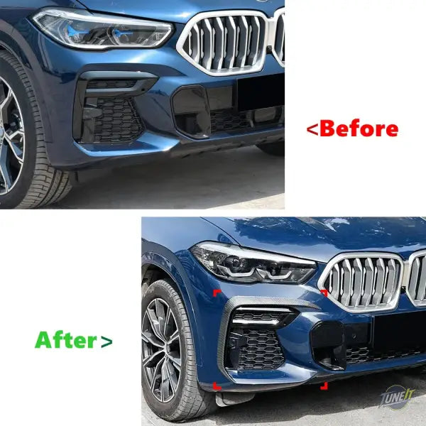 Couvercle de ventilation noir brillant BMW X6 G06 pièces compatibles