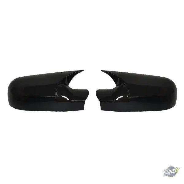 Couvre-rétroviseur carbone Renault Megane 2 MK2 2002-2009 - 2PCS - Bright black - coque de rétroviseur