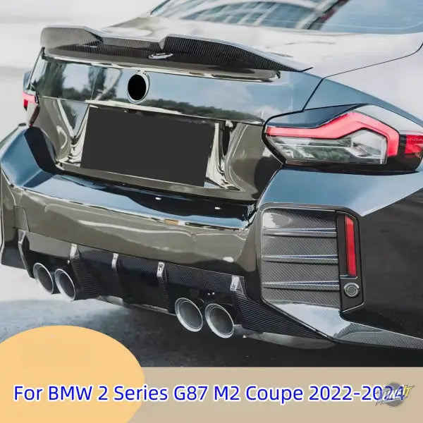 Diffuseur arrière en fibre de carbone BMW Série 2 G87 M2 Coupé 2022-2024 Style Bodykits