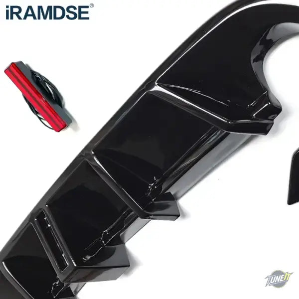 Diffuseur arrière noir brillant Volkswagen Golf MK6 GTI 2008-2013 Decoratif