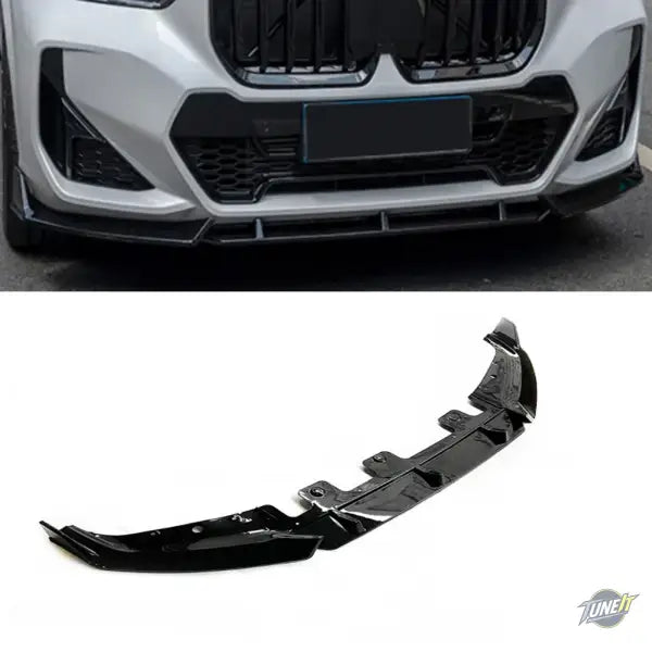 Diffuseur avant noir brillant BMW X1 U11 IX1 M Sport pour personnalisation élégante
