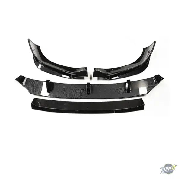 Diffuseur avant noir brillant BMW X6 G06 kit carrosserie style audacieux