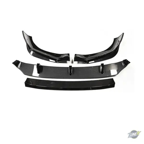 Diffuseur avant noir brillant BMW X6 G06 kit carrosserie style audacieux - Carbon look
