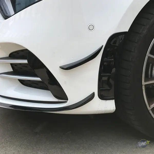 Diffuseur avant noir brillant Mercedes-Benz Classe A W177 V177 2019 2021