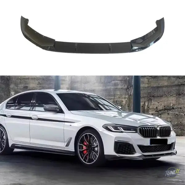 Diffuseur avant noir brillant pour BMW Série 5 G30 G31 520i 530i M Sport - Glossy black