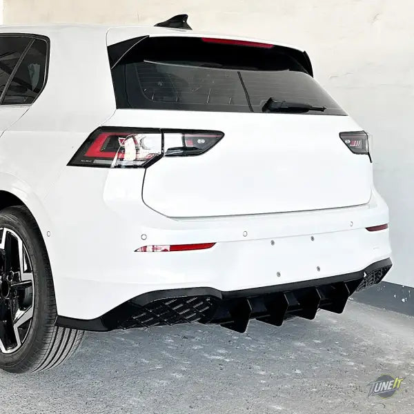 Diffuseur de pare-chocs arrière noir brillant pour Volkswagen Golf 8.5 Rline 2024 - Glossy black