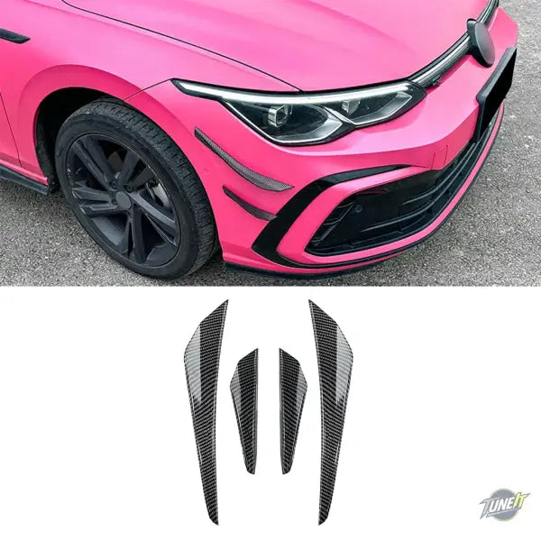 Diffuseur pare-chocs avant Volkswagen Golf 8 MK8 Standard GTI look carbone
