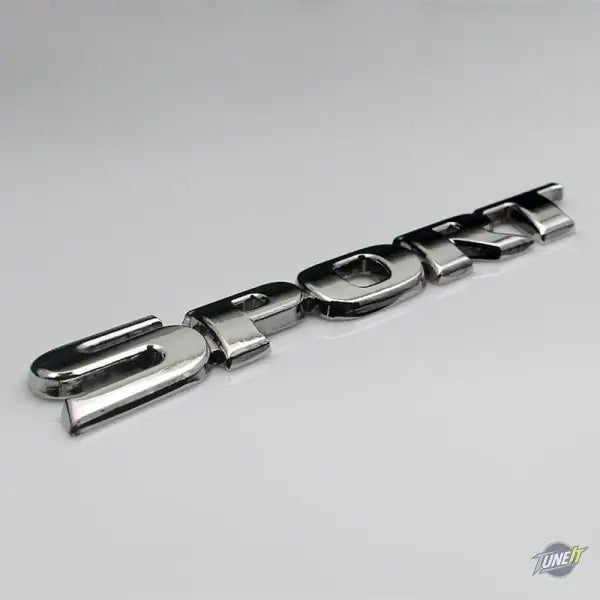 Emblème de sport ABS chromé pour Audi BMW Volkswagen Ford style tuning