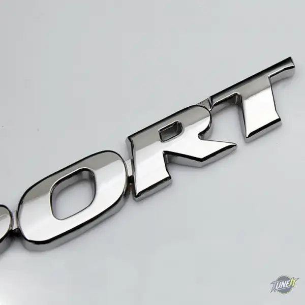 Emblème de sport ABS chromé pour Audi BMW Volkswagen Ford style tuning