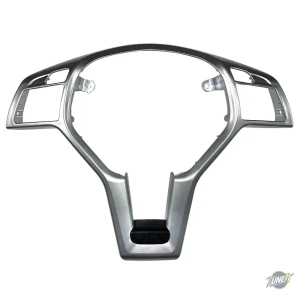 Garniture de cadre de volant noir brillant pour Mercedes-Benz GLA CLA W204 W212 - Black-silver