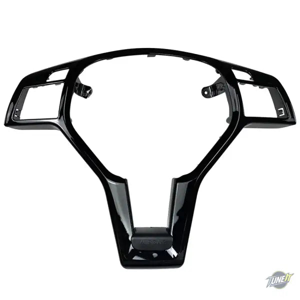 Garniture de cadre de volant noir brillant pour Mercedes-Benz GLA CLA W204 W212 - Black-black