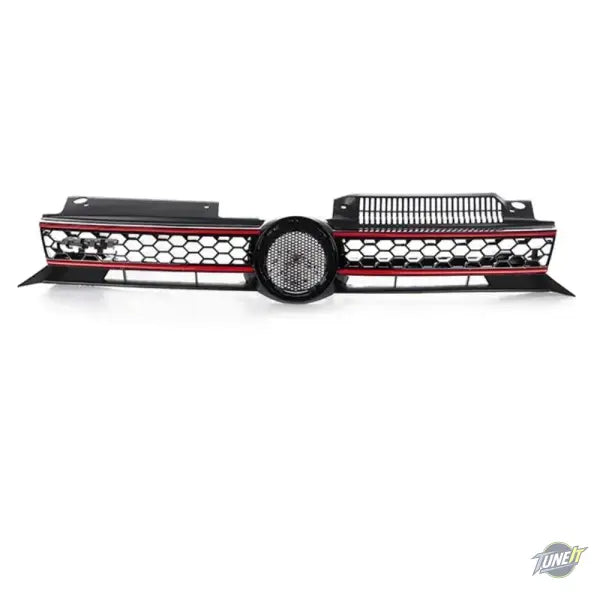 Grille avant nid d’abeille style GTI pour VW Golf 6 MK6 GTI (2009-2013) - GTI Red Line